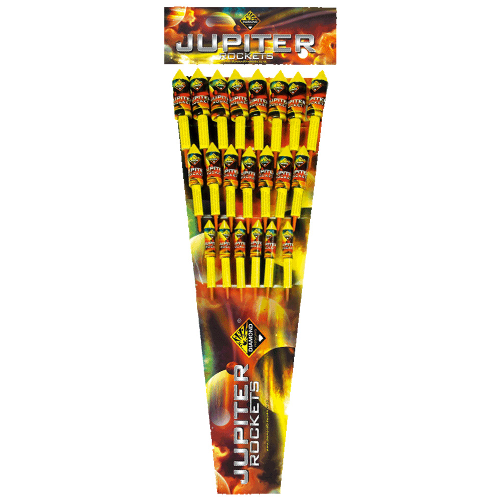 Jupiter Rockets (Pack of 21)