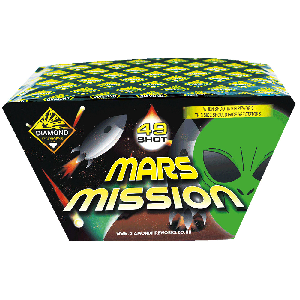 Mars Mission 49 Shot Cake